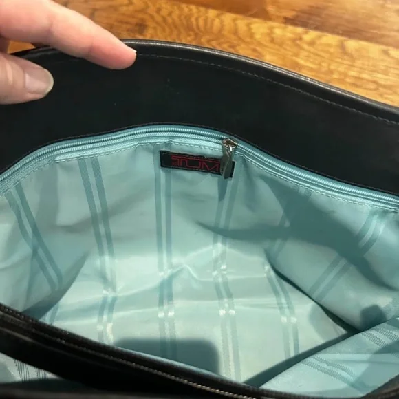 TUMI Nylon and Leather Travel Satchel - Picture 7 of 10